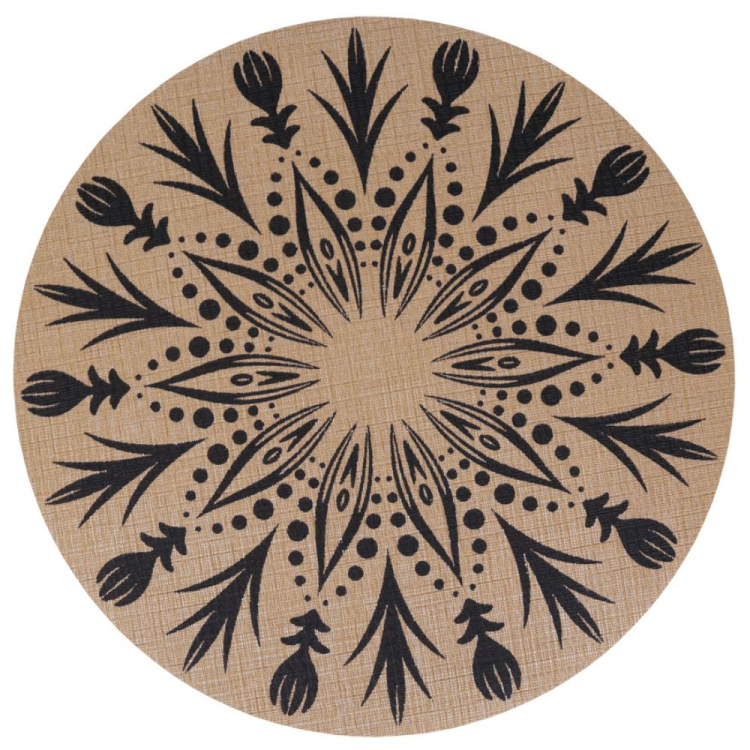 Mata dekoracyjna BOHEMIA brązowa RAVI